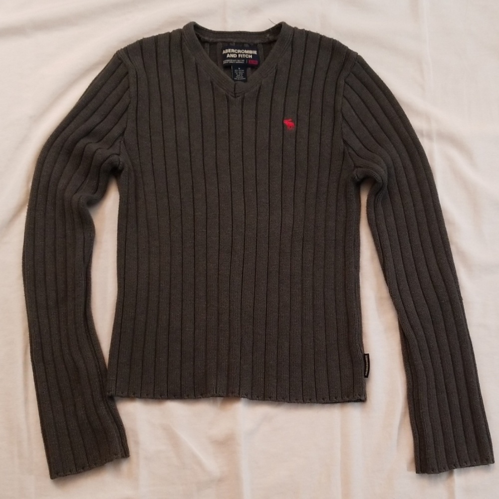 Abercrombie & Fitch Ribbed Knit Sweater